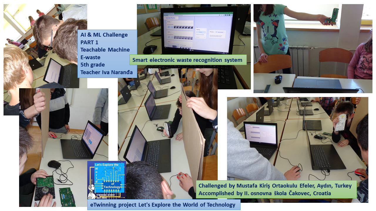 AI & ML Challenge - Teachable Machine - Pictoblox - eTwinning